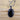 Onyx Black Crystal Macrame Pendant - EarthsGifts2u.com