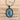 Turquoise Crystal Macrame Pendant - EarthsGifts2u.com