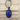 Lapis Lazuli Crystal Macrame Pendant - EarthsGifts2u.com