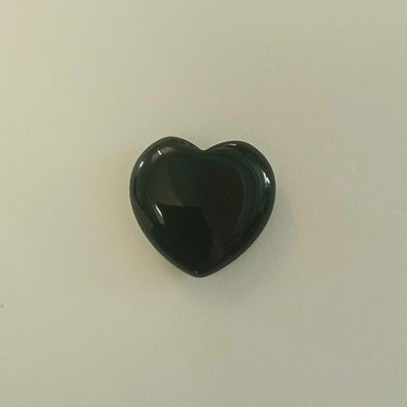 Black Obsidian Heart Gemstone