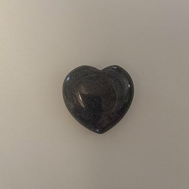 Blue Sand Heart Gemstone