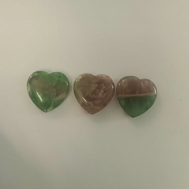 Fluorite Heart Gemstone
