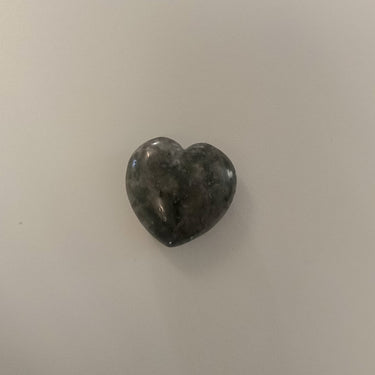 Larvikite Heart Gemstone