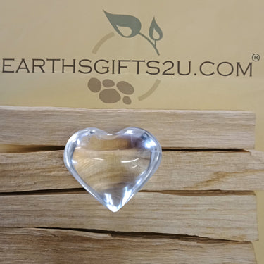 Clear Quartz Heart - EarthsGifts2u.com