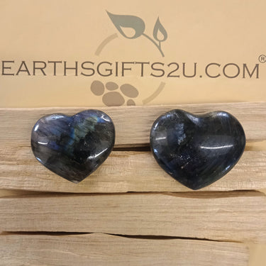 Labradorite Heart Gemstone - EarthsGifts2u.com