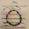 Lava Pink Agate Garnet Bracelets - EarthsGifts2u.com