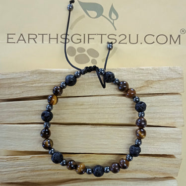 Lava Tiger Eye Bracelets - EarthsGifts2u.com